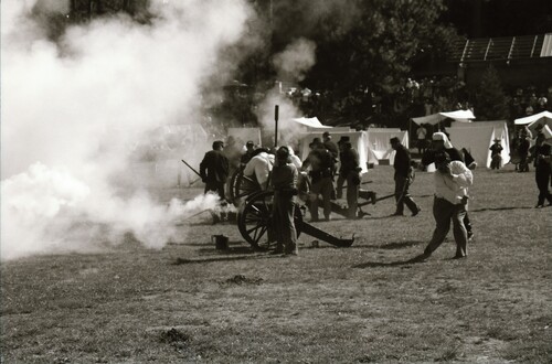 Click to see PIC 7-CARTER 49-30 of Civil War Battle Reenactment at Pioneer Park (PIC 7-CARTER 49)
