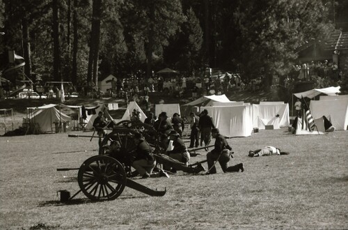 Click to see PIC 7-CARTER 49-61 of Civil War Battle Reenactment at Pioneer Park (PIC 7-CARTER 49)