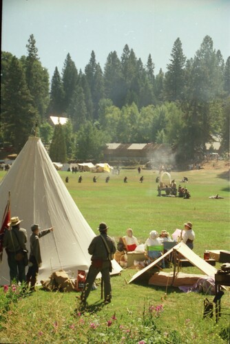 Civil War Reenactment at Pioneer Park (PIC 7-CARTER 60)