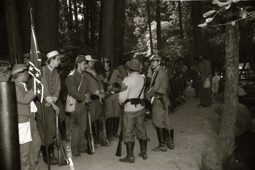 Click to see PIC 7-CARTER 61-6 of Civil War Reenactment at Pioneer Park (PIC 7-CARTER 61)