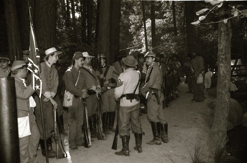 Click to see PIC 7-CARTER 61-11 of Civil War Reenactment at Pioneer Park (PIC 7-CARTER 61)