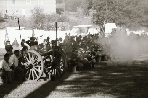 Click to see PIC 7-CARTER 61-16 of Civil War Reenactment at Pioneer Park (PIC 7-CARTER 61)