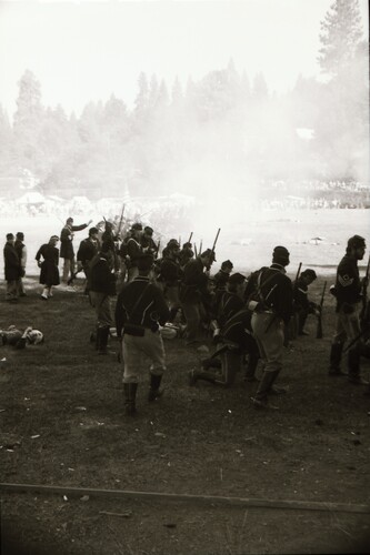 Click to see PIC 7-CARTER 61-18 of Civil War Reenactment at Pioneer Park (PIC 7-CARTER 61)