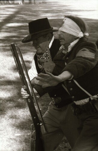 Click to see PIC 7-CARTER 61-22 of Civil War Reenactment at Pioneer Park (PIC 7-CARTER 61)