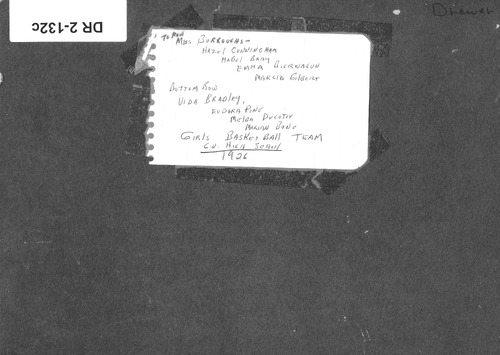 Back of Photo Back of Photo