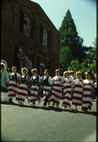Kids in Constitution Day Parade - Nevada City (PIC 7-CARTER 55)
