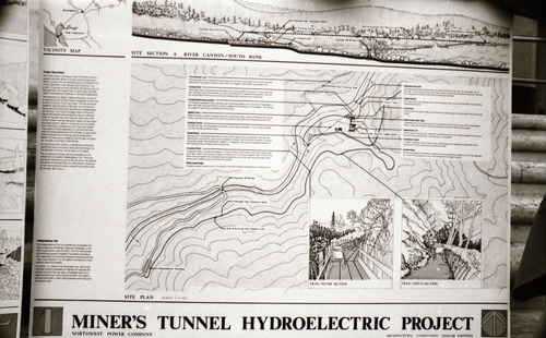 Click to see PIC 7-CARTER 20-3 of Miner's Tunnel Hydroelectric Project Protest (PIC 7-CARTER 20)