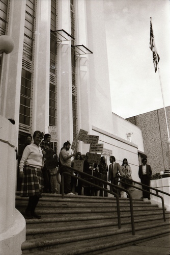 Click to see PIC 7-CARTER 20-6 of Miner's Tunnel Hydroelectric Project Protest (PIC 7-CARTER 20)