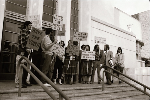 Miner\'s Tunnel Hydroelectric Project Protest (PIC 7-CARTER 20)