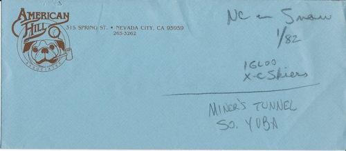 Click to see PIC 7-CARTER 25-2 of Nevada City Snow & Miner's Tunnel, South Yuba River (PIC 7-CARTER 25)