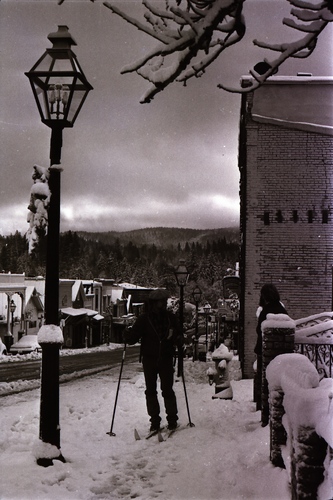 Click to see PIC 7-CARTER 25-3 of Nevada City Snow & Miner's Tunnel, South Yuba River (PIC 7-CARTER 25)