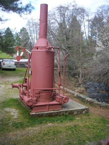 Click to see Steam Engine Rear View of Outside Exhibits (PIC 7-NSMMO)