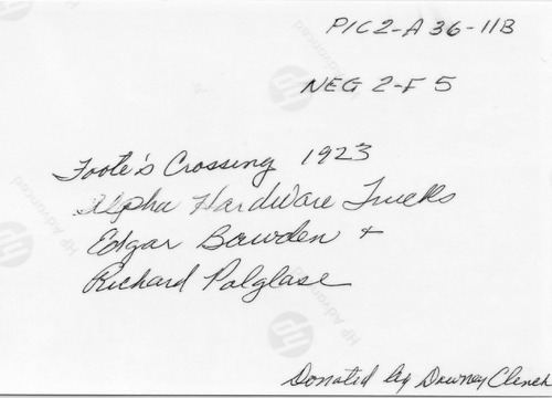 Click to see PIC 2-A 36-11B-BACK of Miscellaneous Photos (PIC 2-A)