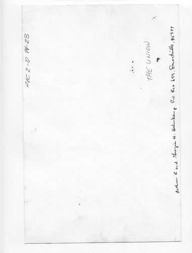 Click to see PIC 2-D 74-2-B-BACK of Miscellaneous Photos (PIC 2-D)