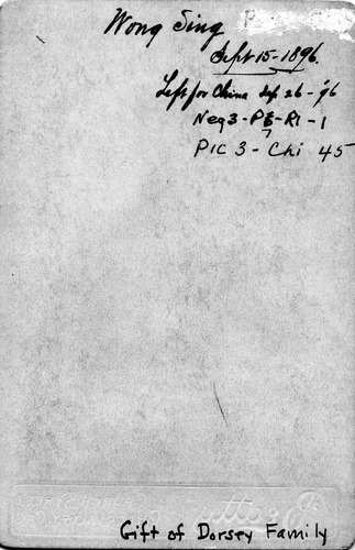 Back of Photo Back of Photo