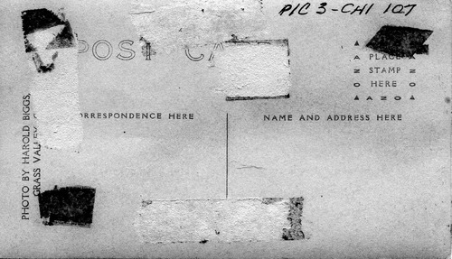 Back of Photo Back of Photo