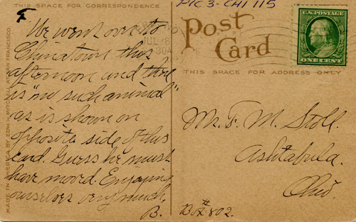 Back of Photo
