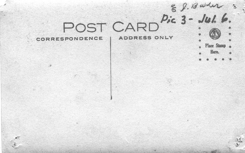 Back of Photo