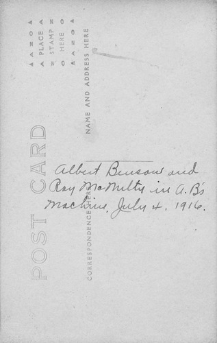 Back of Photo Back of Photo