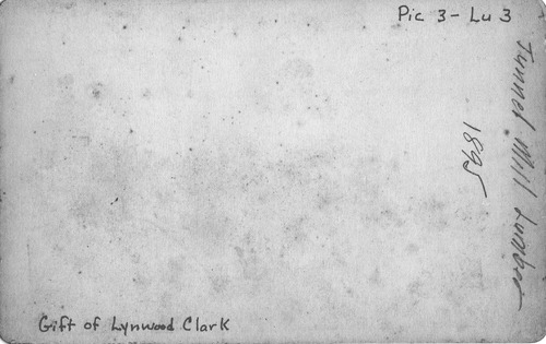 Back of Photo Back of Photo