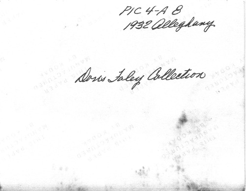 Back of Photo