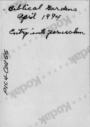 Back of Photo