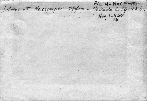 Back of Photo Back of Photo