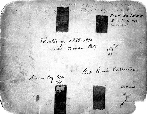 Click to see PIC 4-NEV1 56-A-BACK of Nevada City (PIC 4-NEV)