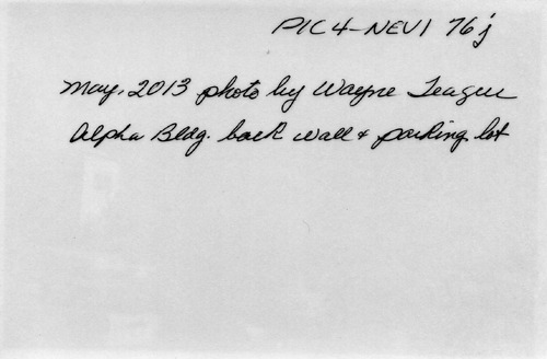 Back of Photo Back of Photo