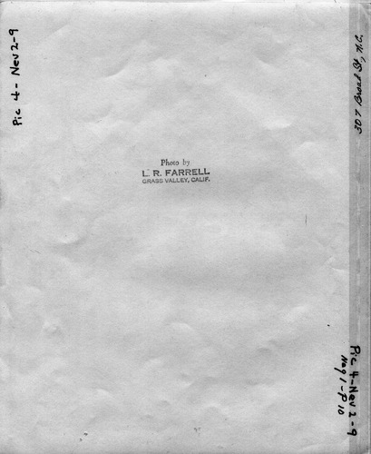Back of Photo Back of Photo