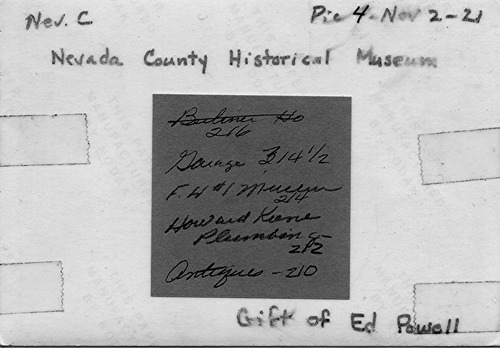 Back of Photo Back of Photo