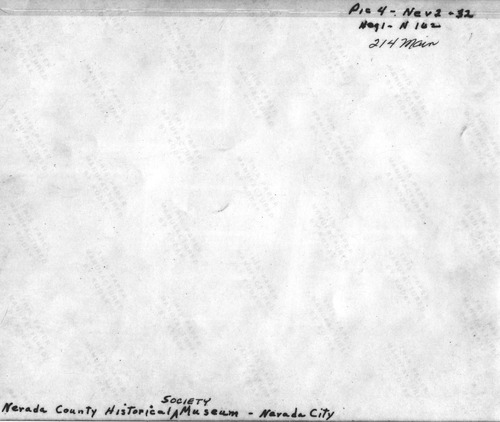 Back of Photo Back of Photo