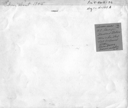 Back of Photo Back of Photo