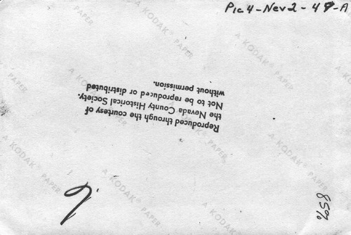 Back of Photo