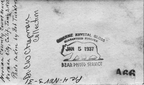 Back of Photo