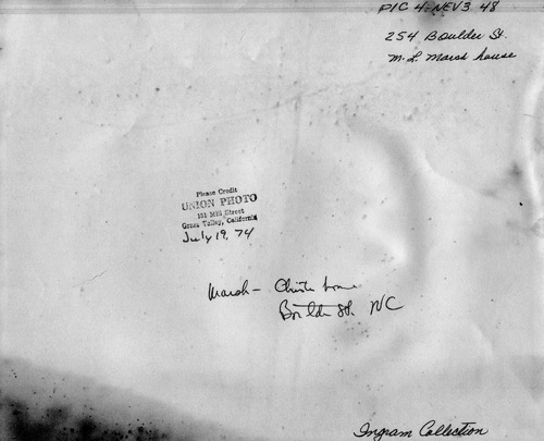 Back of Photo
