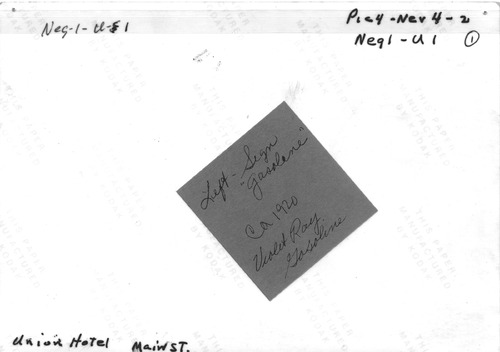 Back of Photo Back of Photo
