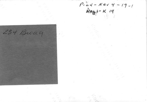 Back of Photo Back of Photo