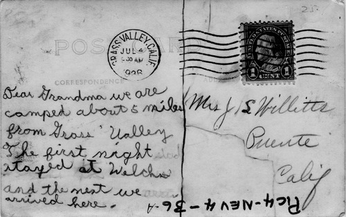 Back of Photo