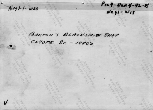 Back of Photo