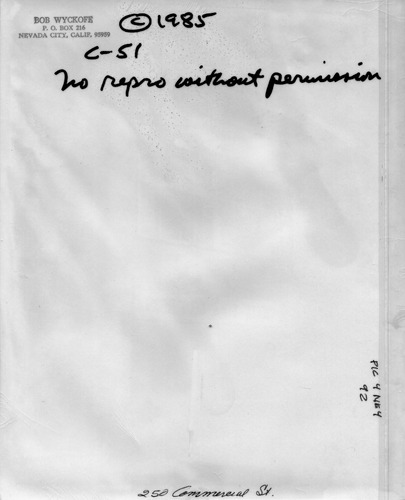 Back of Photo Back of Photo