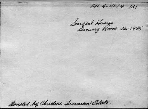 Back of Photo