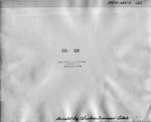 Back of Photo