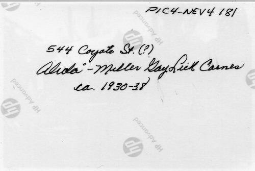 Back of Photo Back of Photo