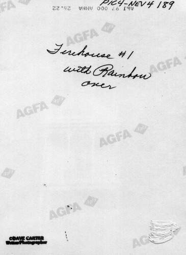 Back of Photo Back of Photo