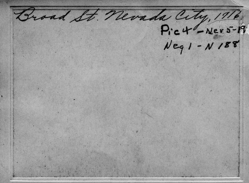 Click to see PIC 4-NEV5 19-A-BACK of Nevada City (PIC 4-NEV)