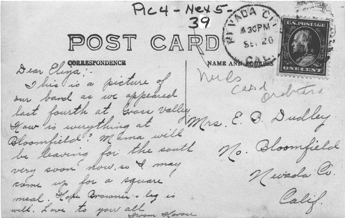 Back of Photo