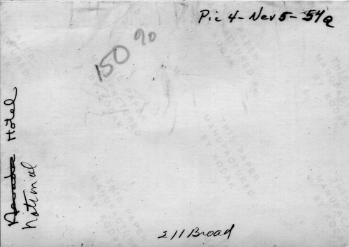 Back of Photo Back of Photo