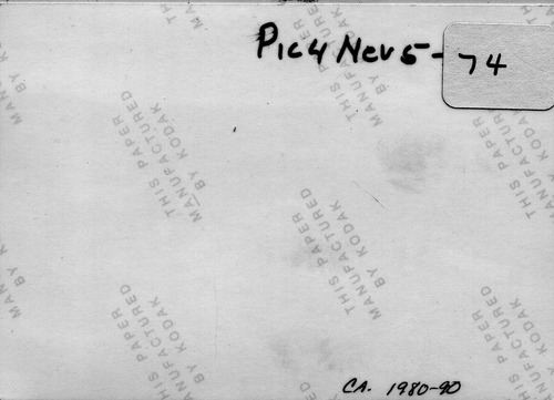 Back of Photo