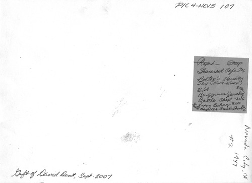 Back of Photo Back of Photo